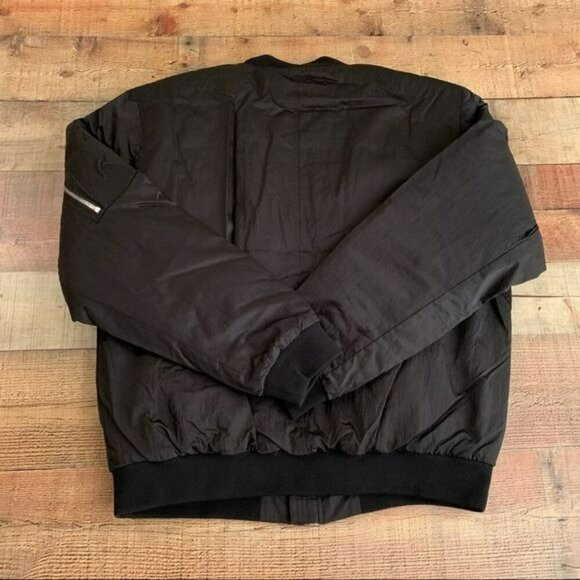 ASOS mens heavyweight padded bomber jacket in black with MA1 pocket - XL NWOTs - Picture 7 of 11